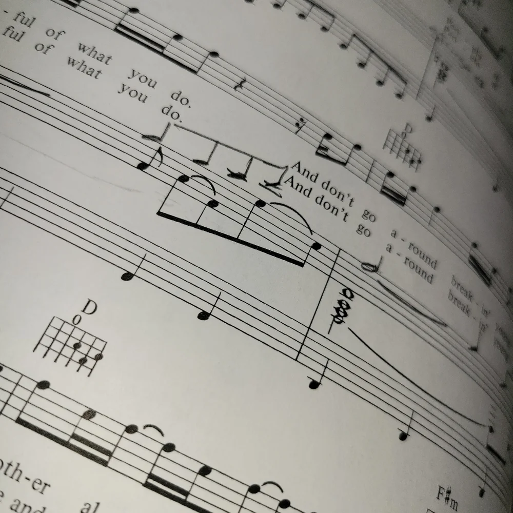 "Vintage 1983 Michael Jackson Thriller Piano Vocal Guitar Songbook  Sheet Music - Picture 13 of 15